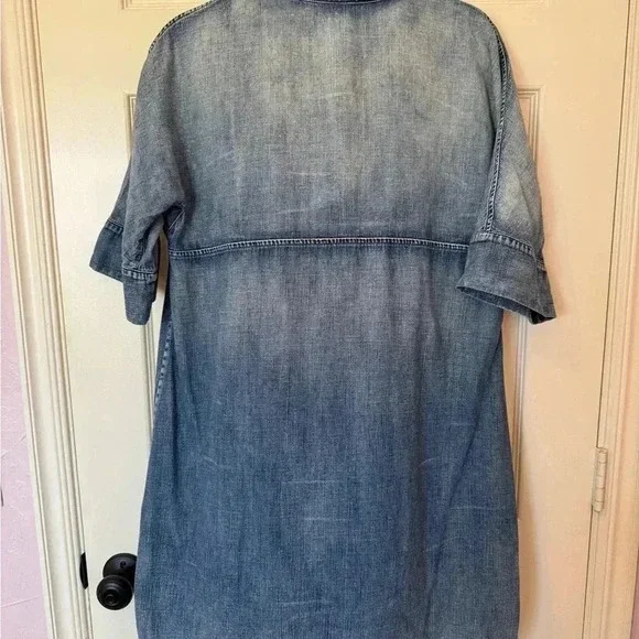 PERFECT AG Adriano Goldschmied Denim Shirt Dress - Picture 7 of 9